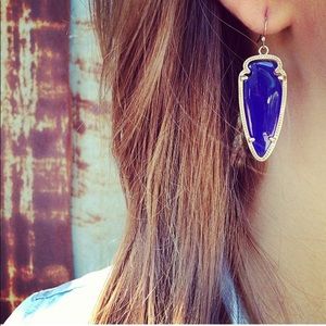 Kendra Scott sky arrowhead earrings
